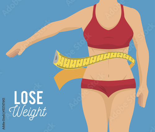 lose weight design, vector illustration eps10 graphic 