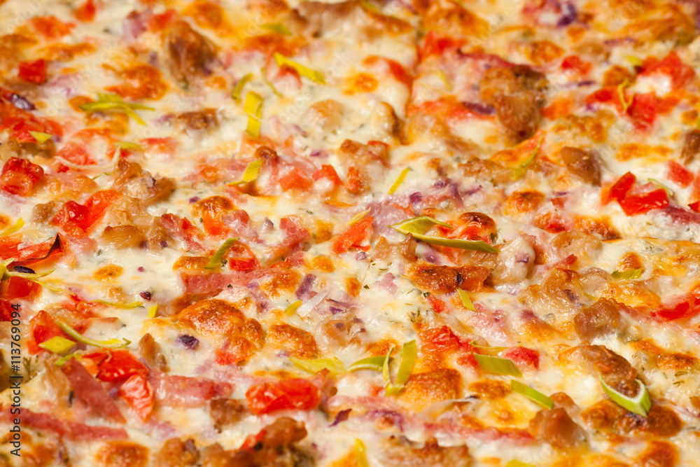 Pizza toppings background Pizza toppings background