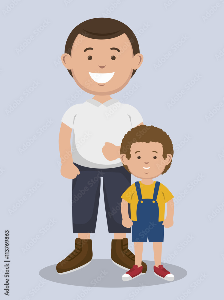 happy family design, vector illustration eps10 graphic happy family design, vector illustration eps10 graphic
