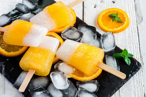 Homemade Ice Cream - Popsicle photo