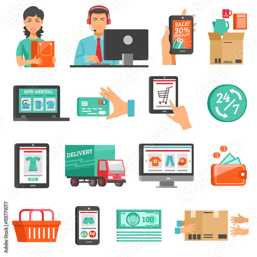 E-commerce Icons Set 