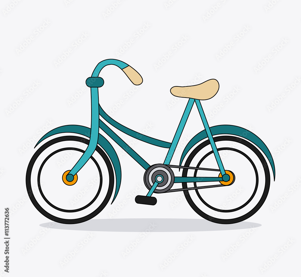 Fototapeta premium Classic Bicycle. bike icon. sport concept. vector graphic 