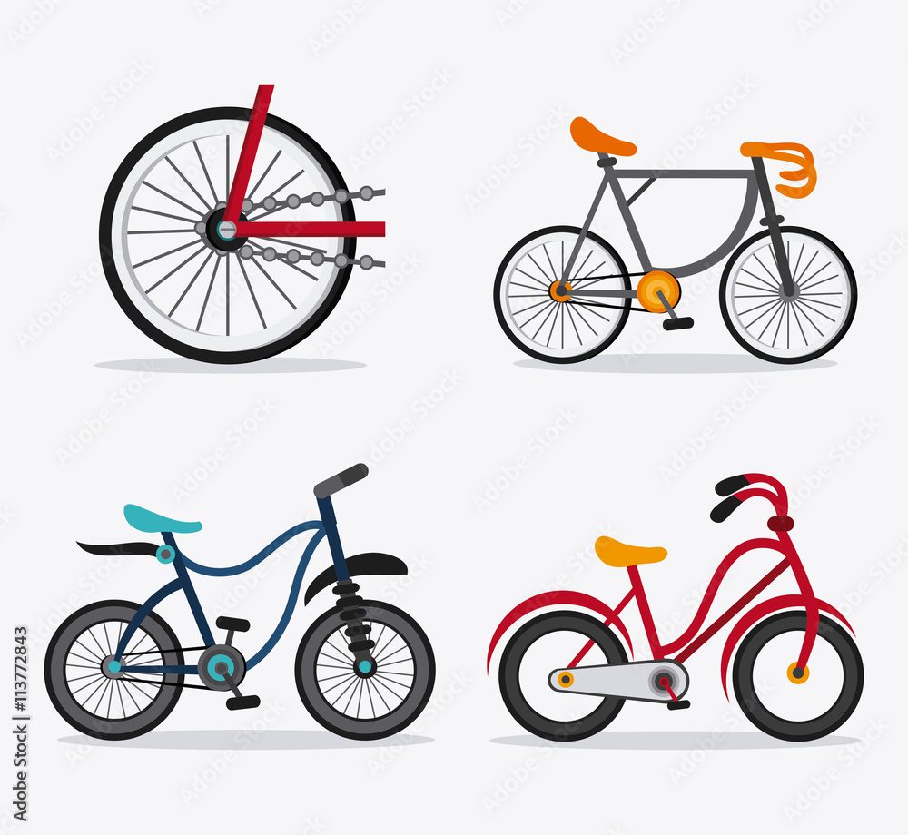 Classic Bicycle. bike icon. sport concept. vector graphic Classic Bicycle. bike icon. sport concept. vector graphic
