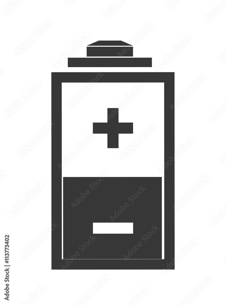 Battery icon. Energy design. vector graphic Battery icon. Energy design. vector graphic