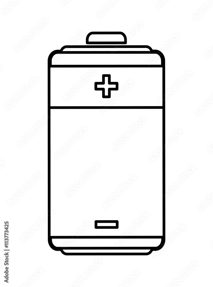 Battery icon. Energy design. vector graphic Battery icon. Energy design. vector graphic