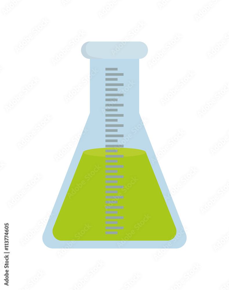 Laboratory Flask design. Science icon. vector graphic Laboratory Flask design. Science icon. vector graphic