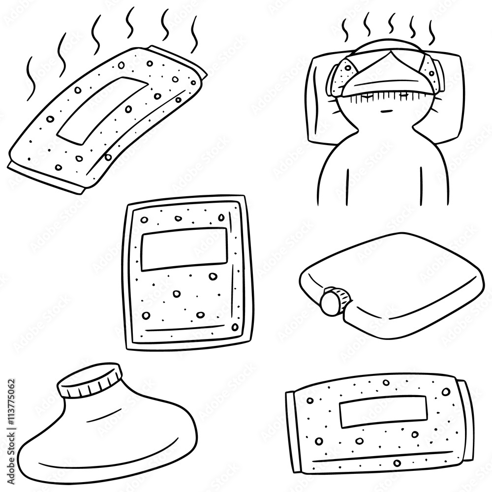 vector set of cold pack Stock Vector Adobe Stock