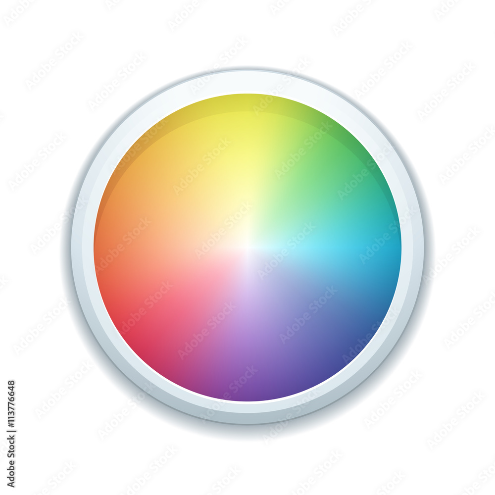 Color wheel button