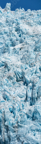 Towering Blue White Glacier