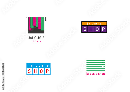 Development jalousie store logos series