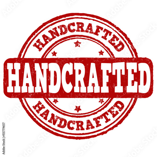 Handcrafted stamp or sign