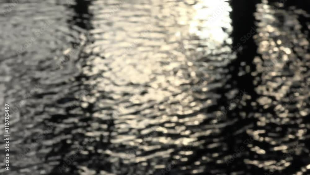 Focus pull on blury water, seeing clearly concept Focus pull on blury water, seeing clearly concept