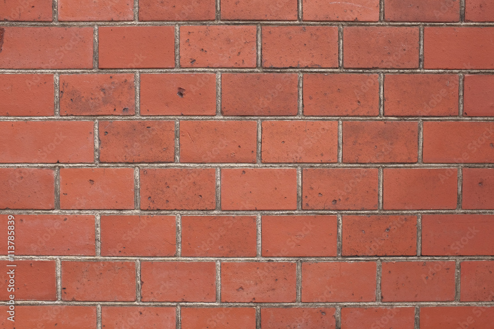 Obraz premium 歴史を感じさせる赤レンガの壁