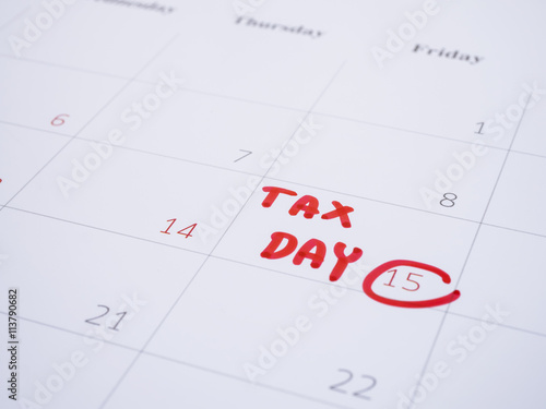 Handwriting tax day 1