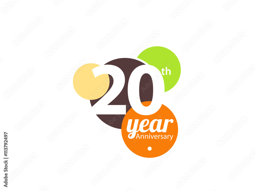 Obraz premium Anniversary Logo