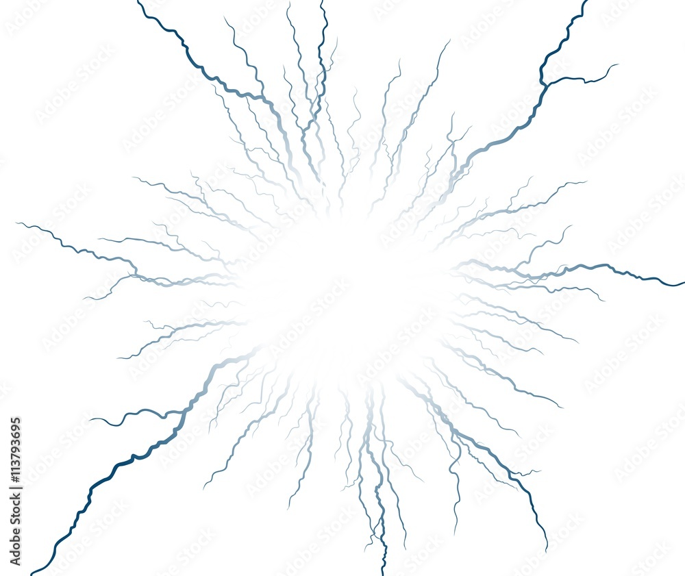 Lightning stroke. Lightning stroke.