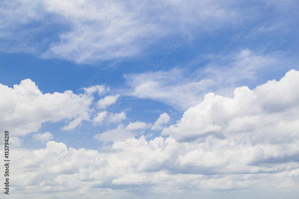 Sky and cloud ,Good weather day background.