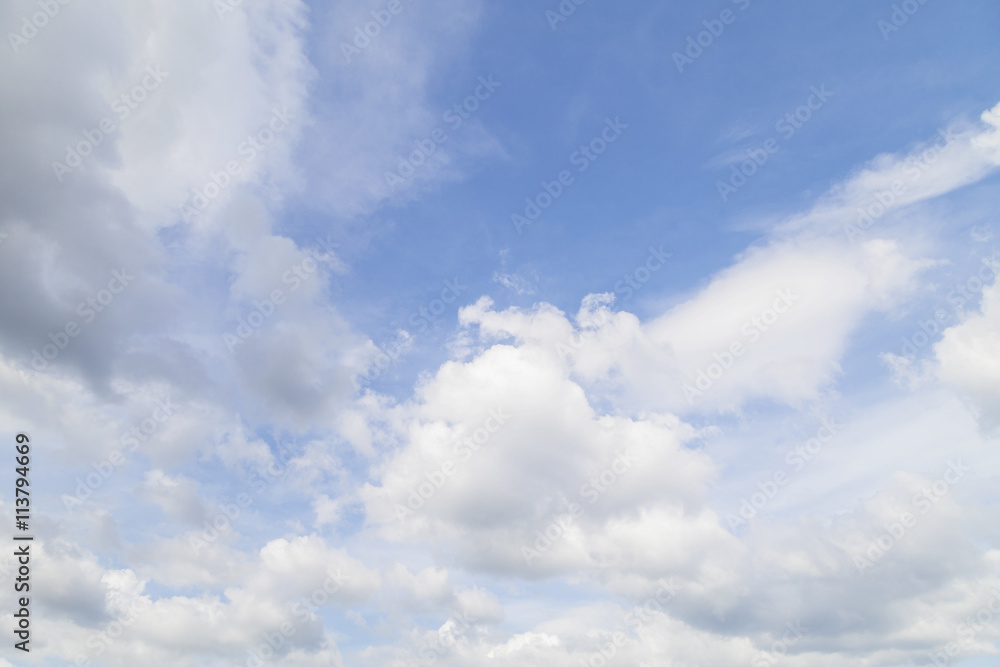 Sky and cloud ,Good weather day background. Sky and cloud ,Good weather day background.