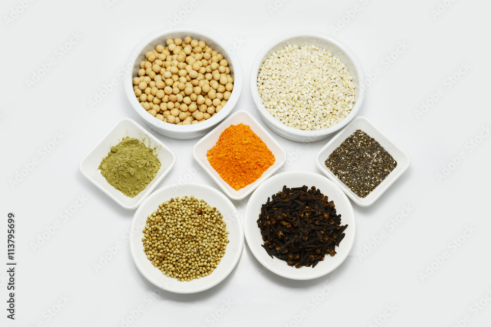 seasoning herb spice and bean for cooking