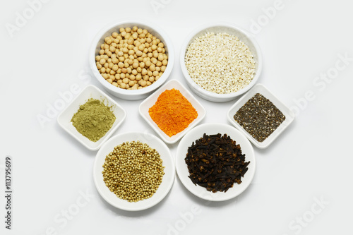 seasoning herb spice and bean for cooking