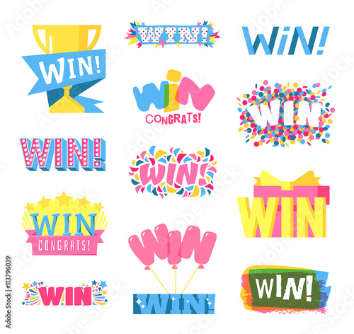 Win text vector set.