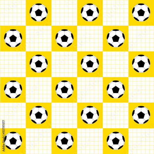 Football Ball Yellow White ...
