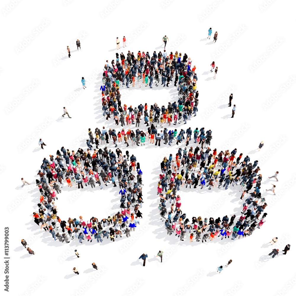 people group hierarchy 3d