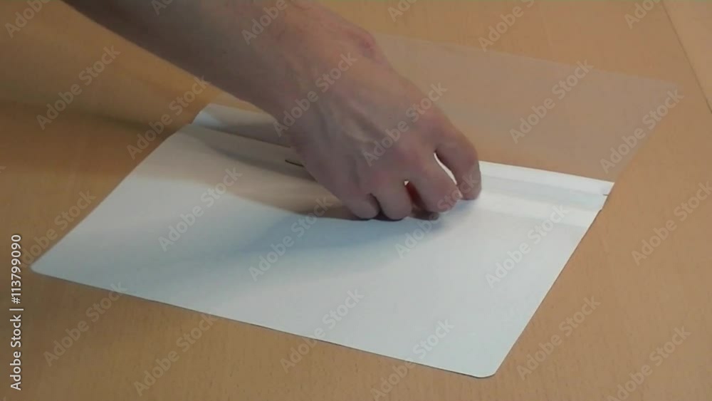 Filing paper is located in insert-file in the white folder-binder with ...