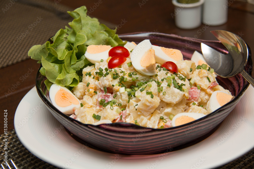 potato salad hard-boiled eggs and tomato potato salad hard-boiled eggs and tomato