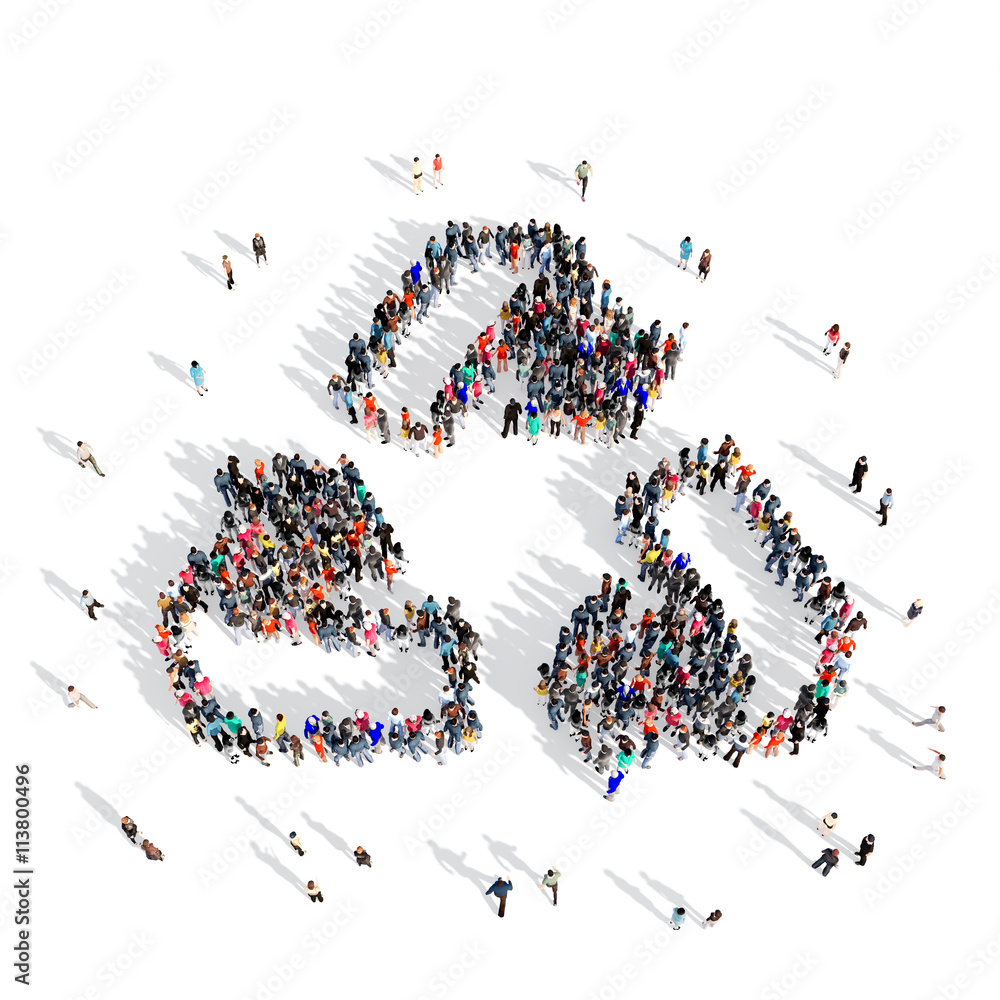 people recycling 3d people recycling 3d