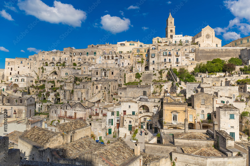 Beautiful town of Matera, Unesco heritage, Basilicata region, It