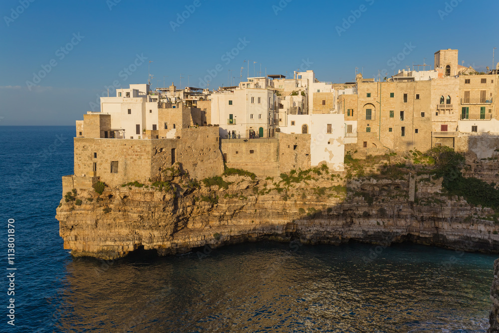 Old town of Polignano a Mare, Apulia region, South of Italy