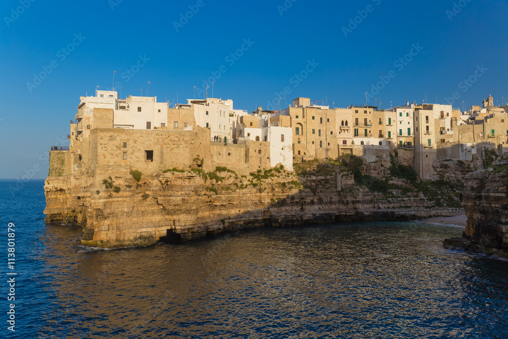 Old town of Polignano a Mare, Apulia region, South of Italy