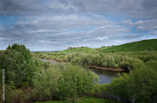 North Russian village.