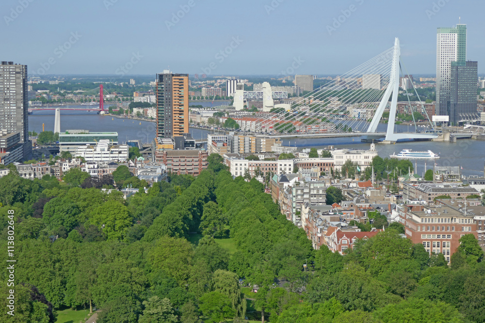 Erasmusbrücke, Rotterdam, Niederlande 