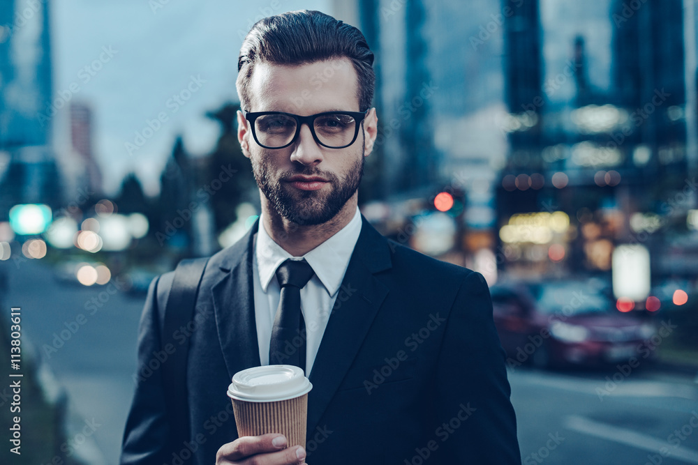 Enjoying best coffee in city. Enjoying best coffee in city.