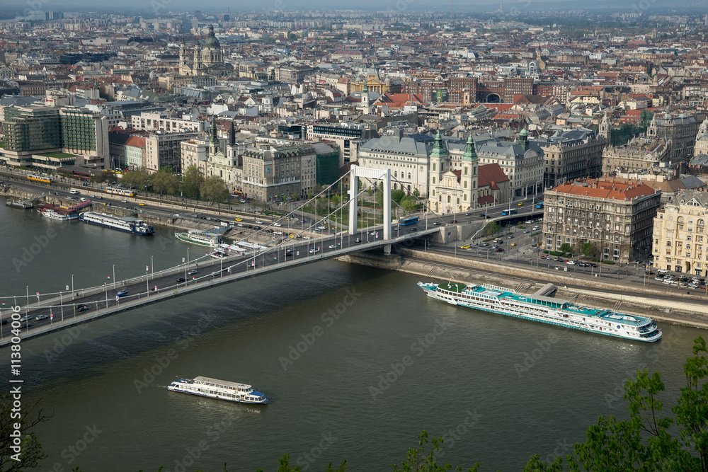 River Danube in Budapest Hungary
