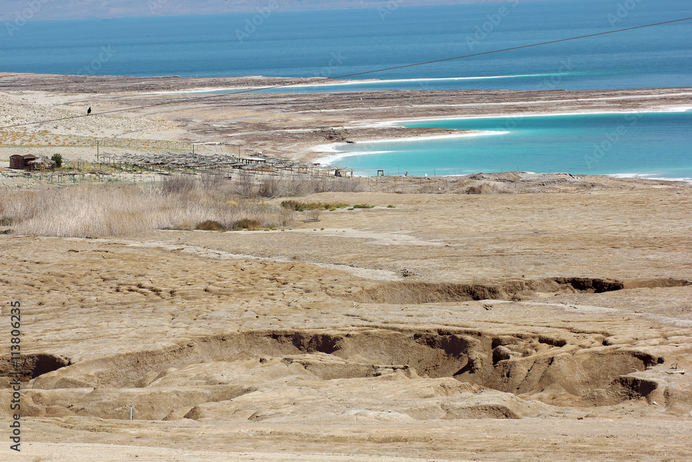 environmental catastrophe on the Dead Sea, Israel environmental catastrophe on the Dead Sea, Israel