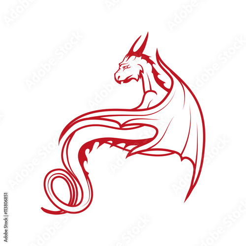 red dragon logo