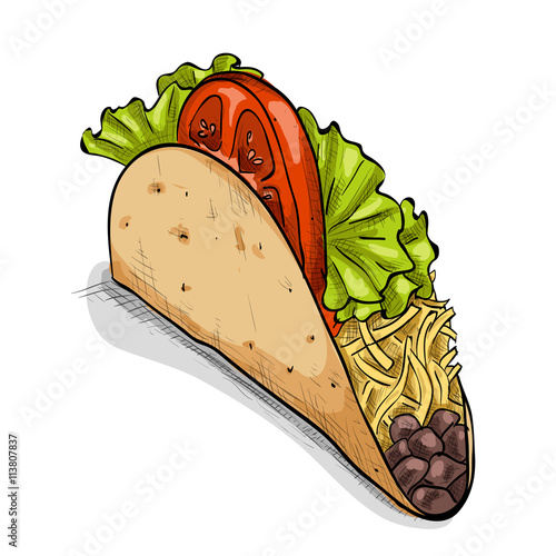 Taco, color picture