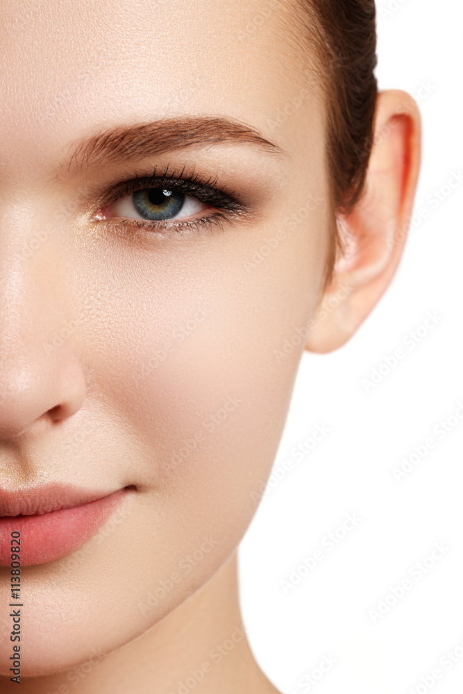 Beauty portrait. Beautiful spa woman. Perfect fresh skin. Pure beauty Beauty portrait. Beautiful spa woman. Perfect fresh skin. Pure beauty