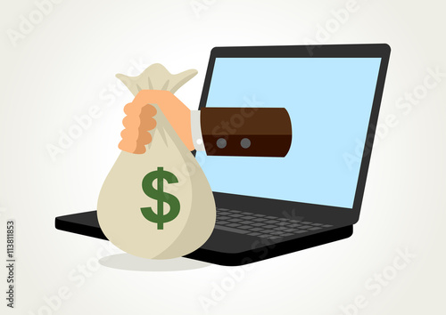Online Business Cartoon