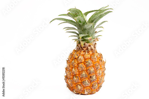 Obraz na płótnie Pineapple on white background.
