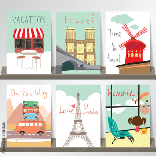 Bilde på lerret vLight pink red collection for banners, Flyers, Placards and Pos