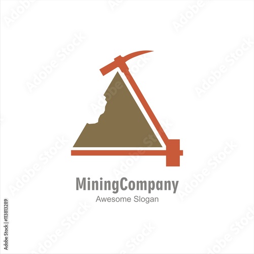 The best mining logo template. 