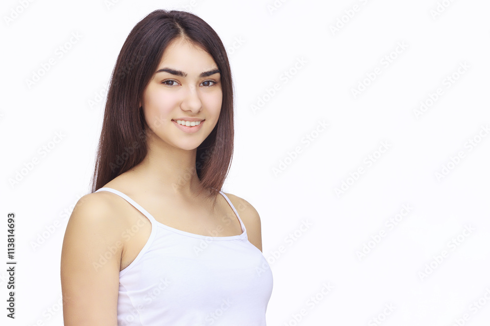Portrait of brunette woman Portrait of brunette woman