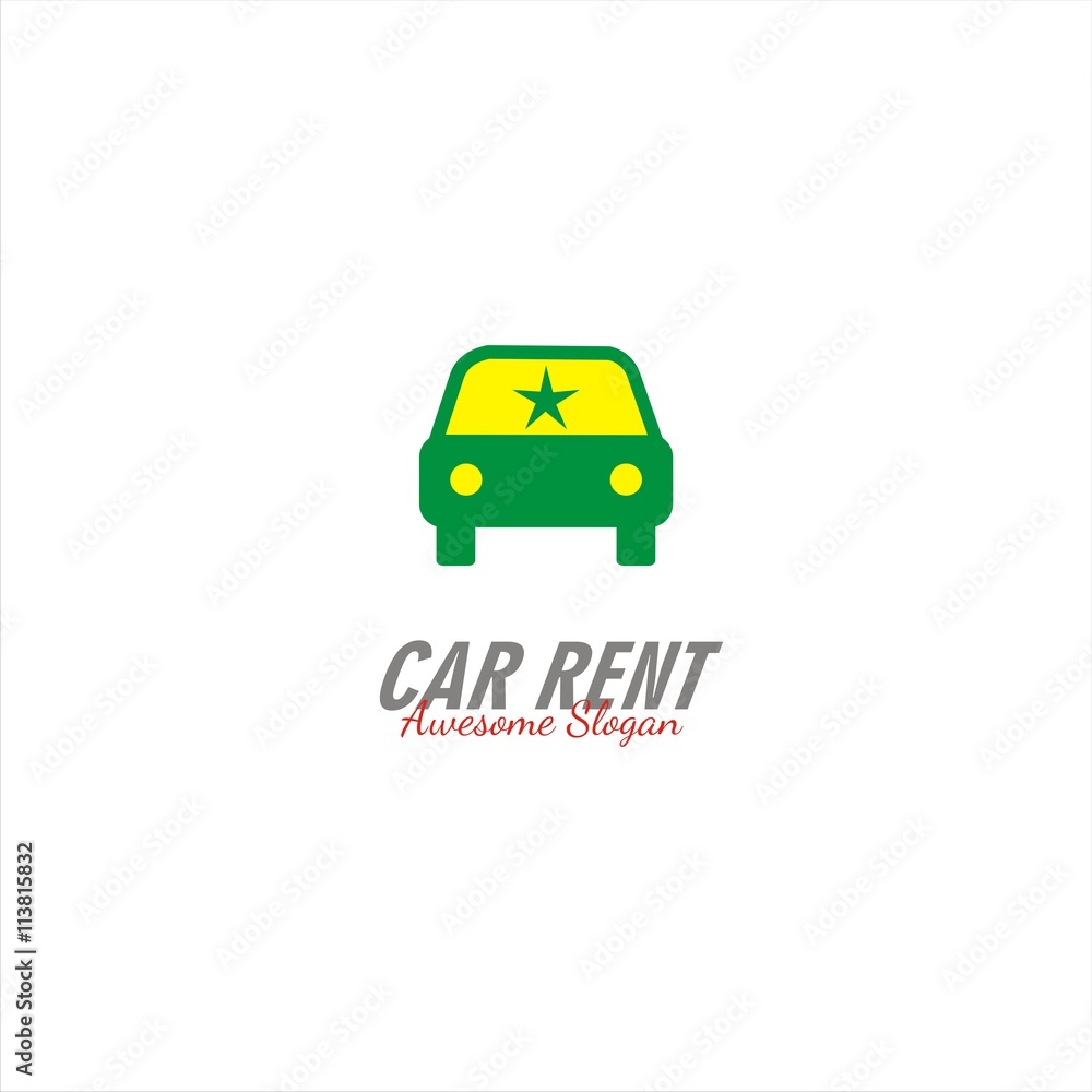 Obraz premium Car Rental Logo Template