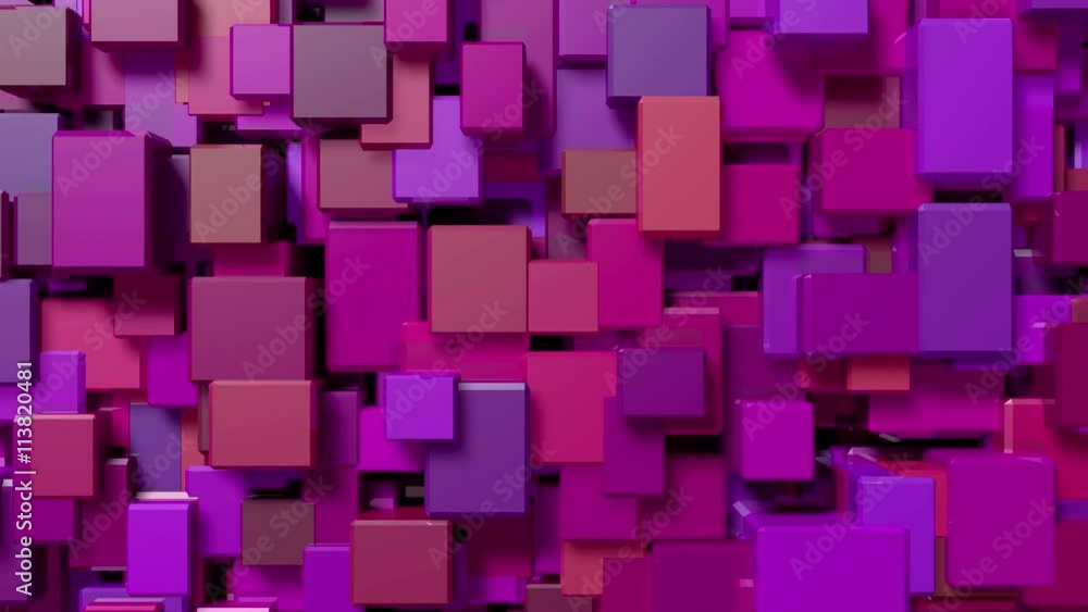Cubic 005: Red 3D cubes pulse and shift (Video Loop). Cubic 005: Red 3D cubes pulse and shift (Video Loop).