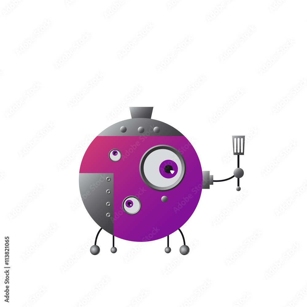 Fototapeta premium strange monster kitchen