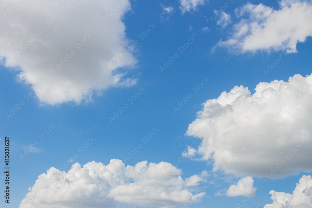 Fototapeta premium Blue sky and cloud